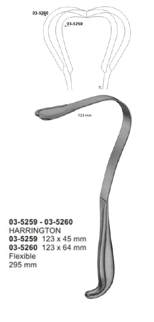 Retractors, Lungs Spatulas